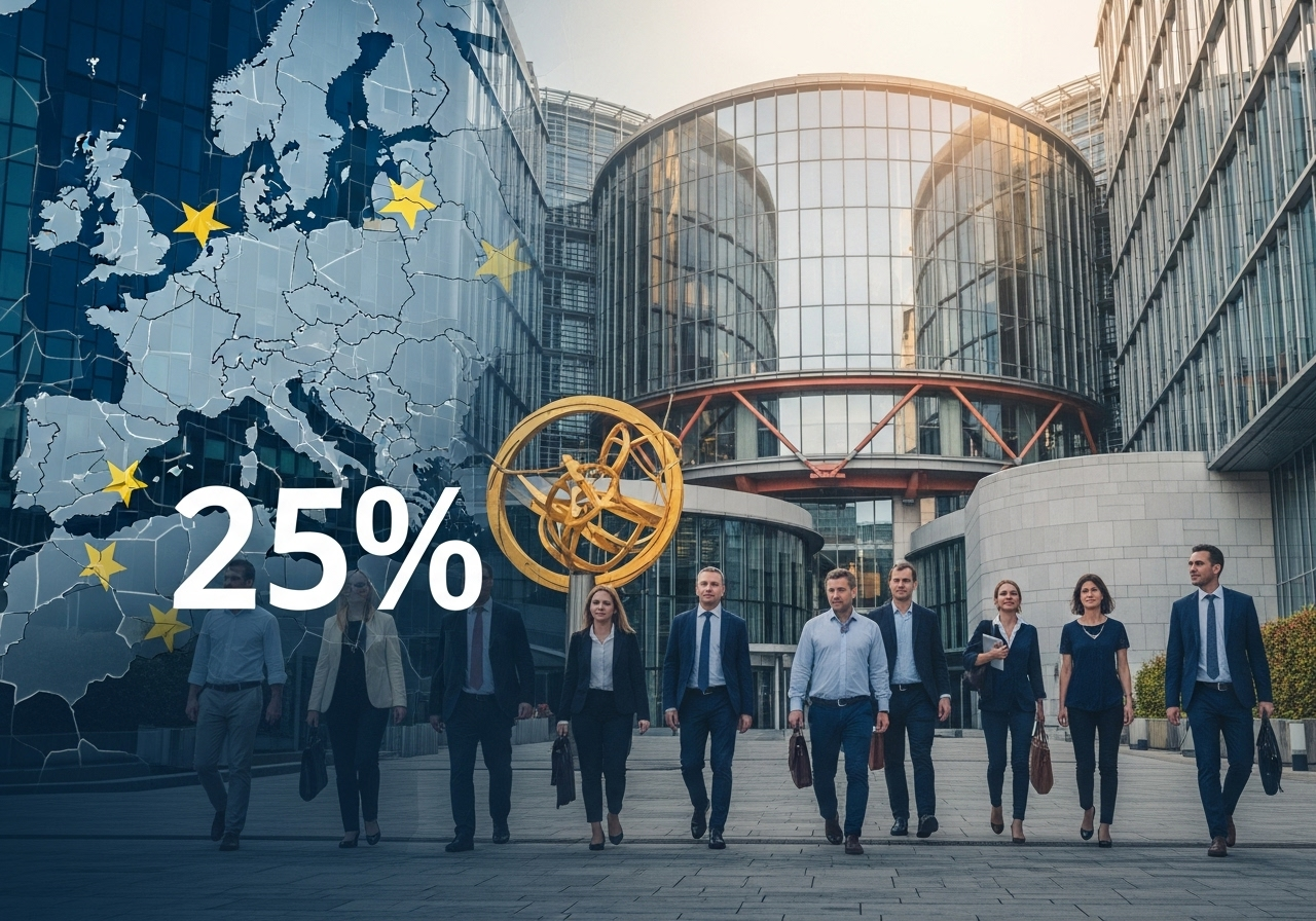 European Court Clarifies 25-Percent Threshold for Cross-Border Workers in the EU